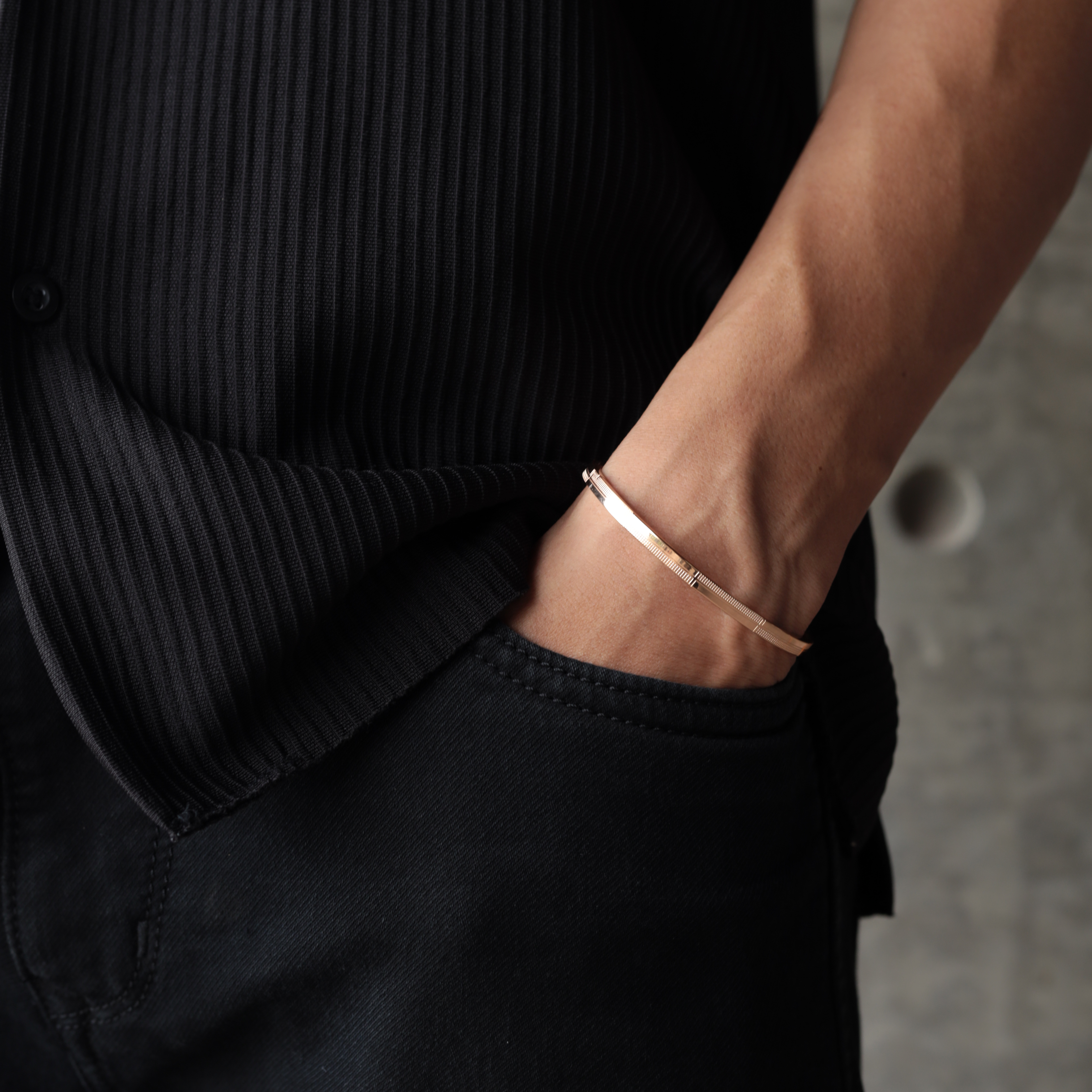 Light Gold Slim Bracelet