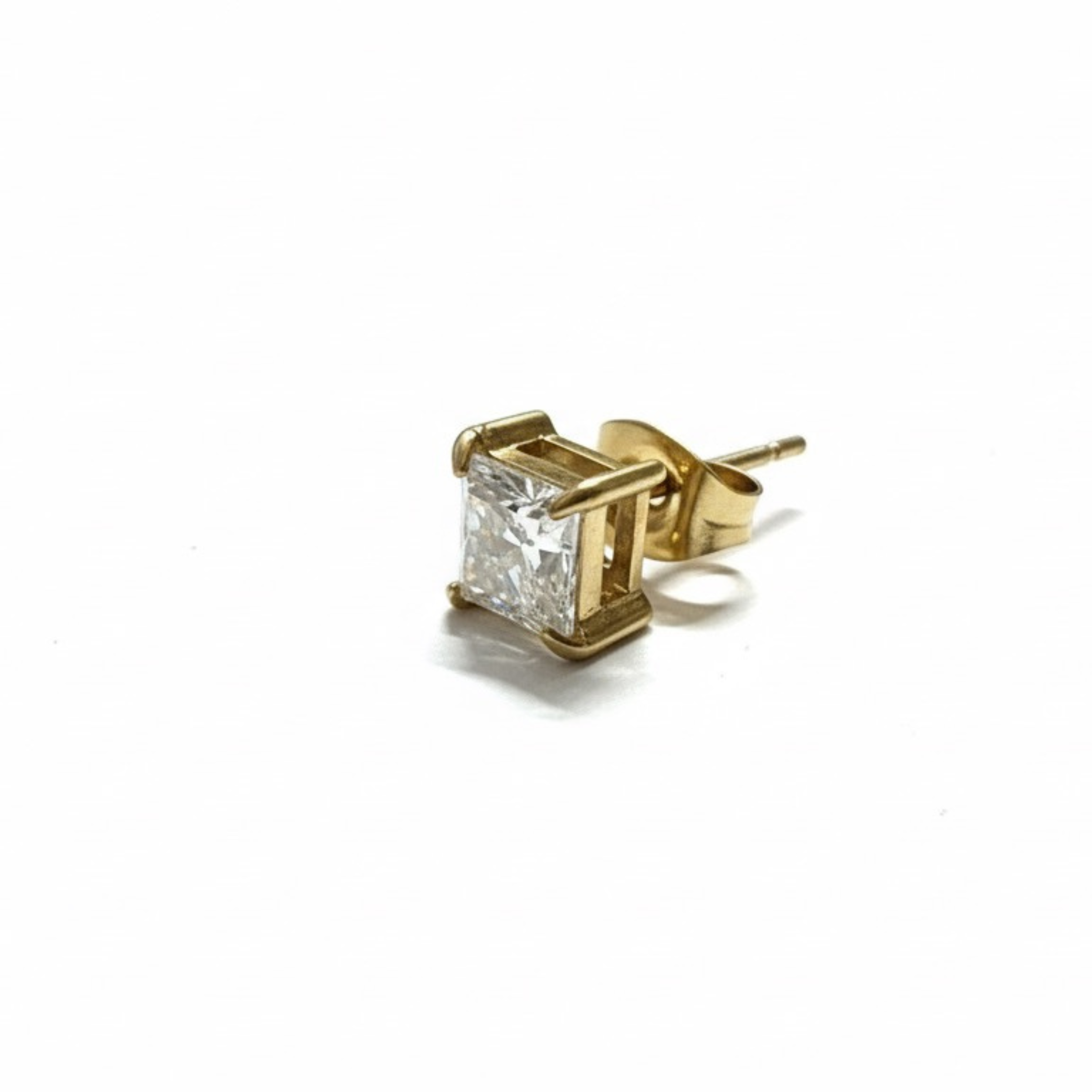 Classic Square Studs — Gold