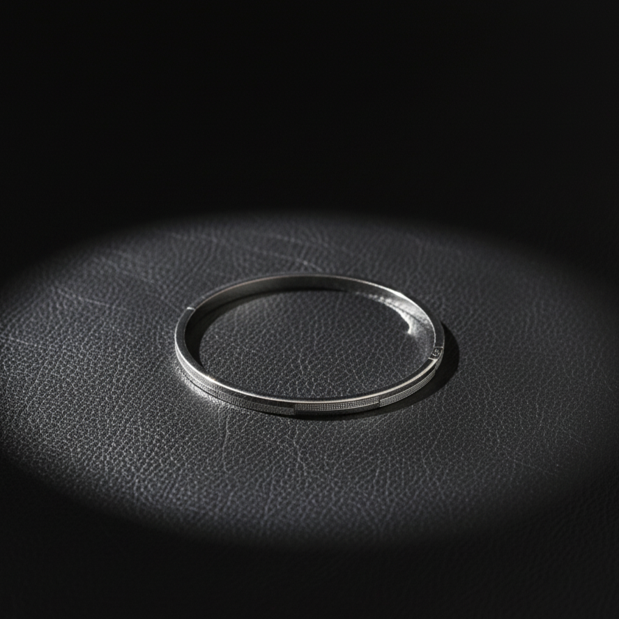 Men’s Slim Steel Cuff Bracelet