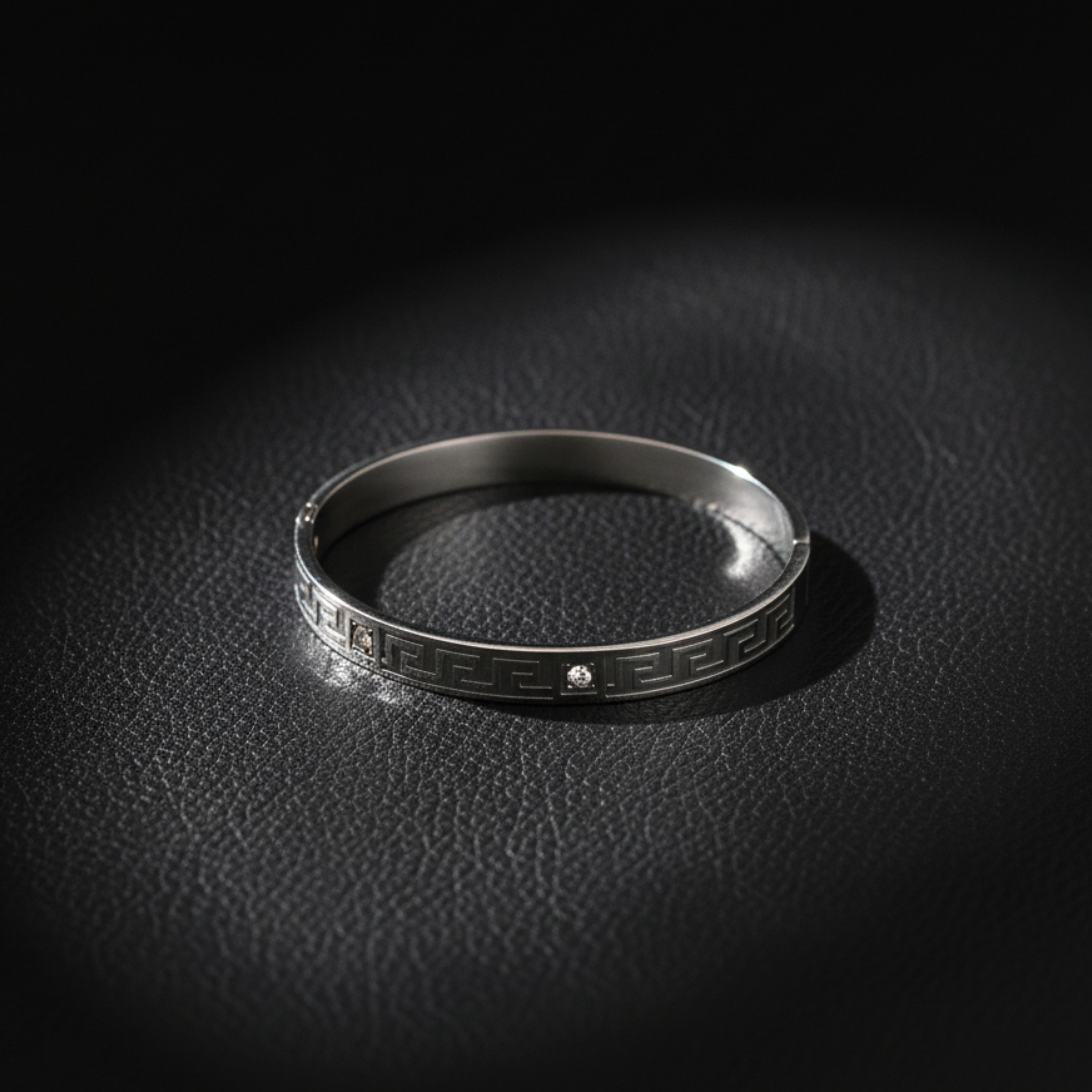 Men’s Greek Key Cuff Bracelet