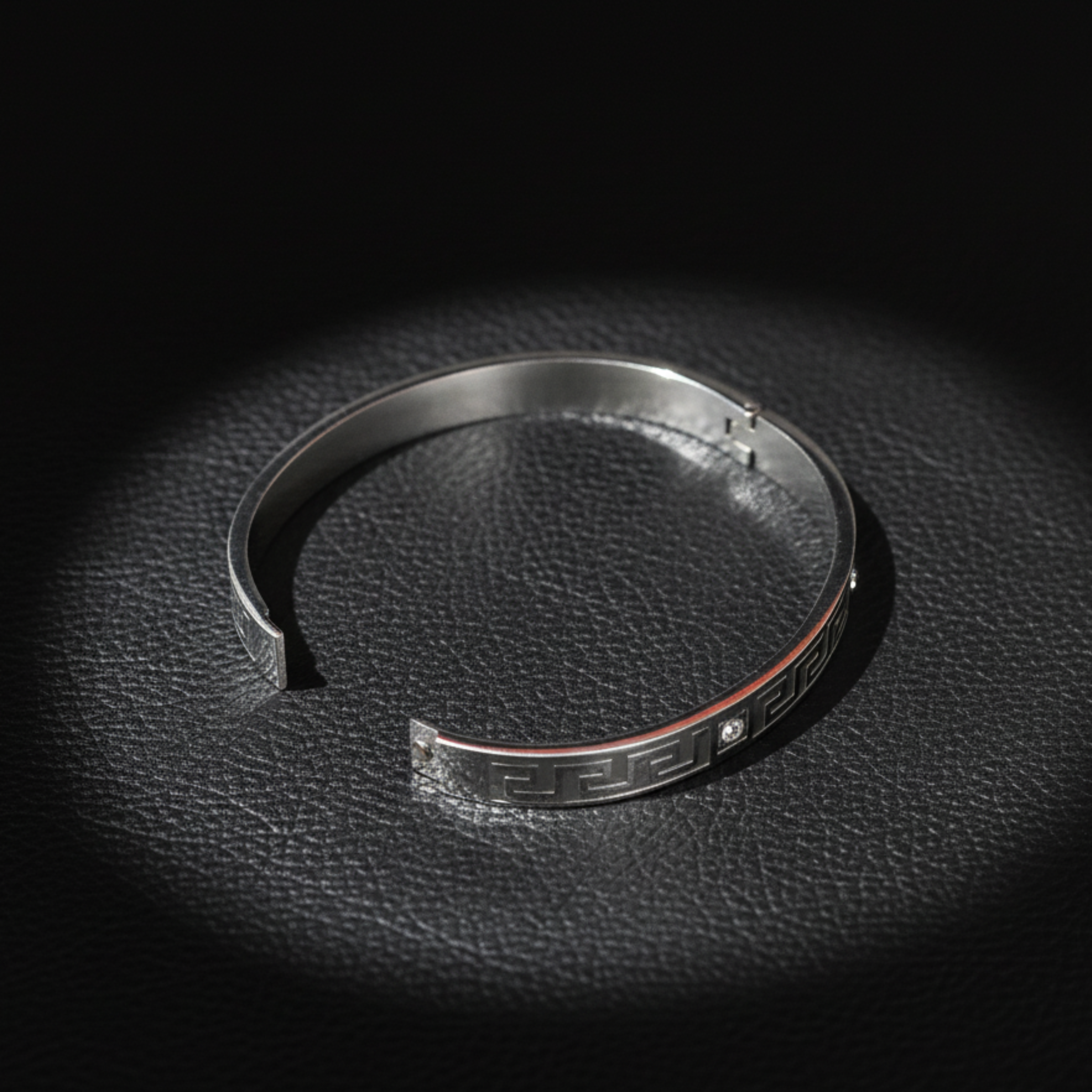 Men’s Greek Key Cuff Bracelet